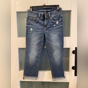 American Eagle Artist Crop Next Level Stretch Size 6 Short